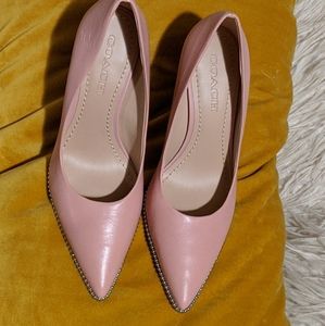 Coach  Waverly Beadchain Pointed-Toe Pumps